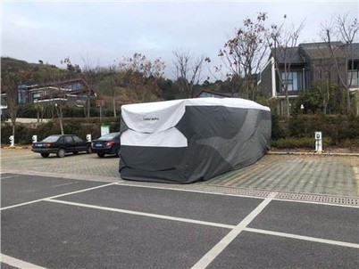 Dupont Tyvek Fabric RV kryt Flying Dove Design